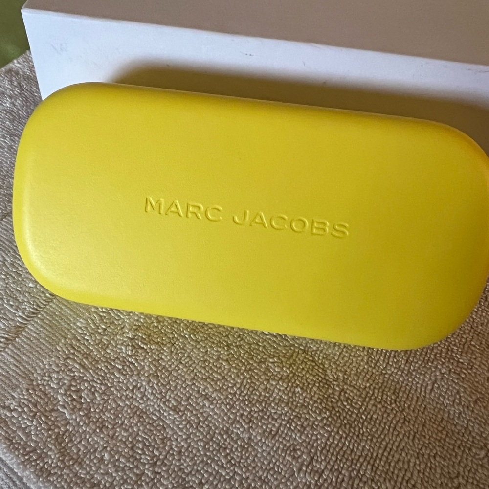 Marc Jacobs Yellow Sunglasses Case